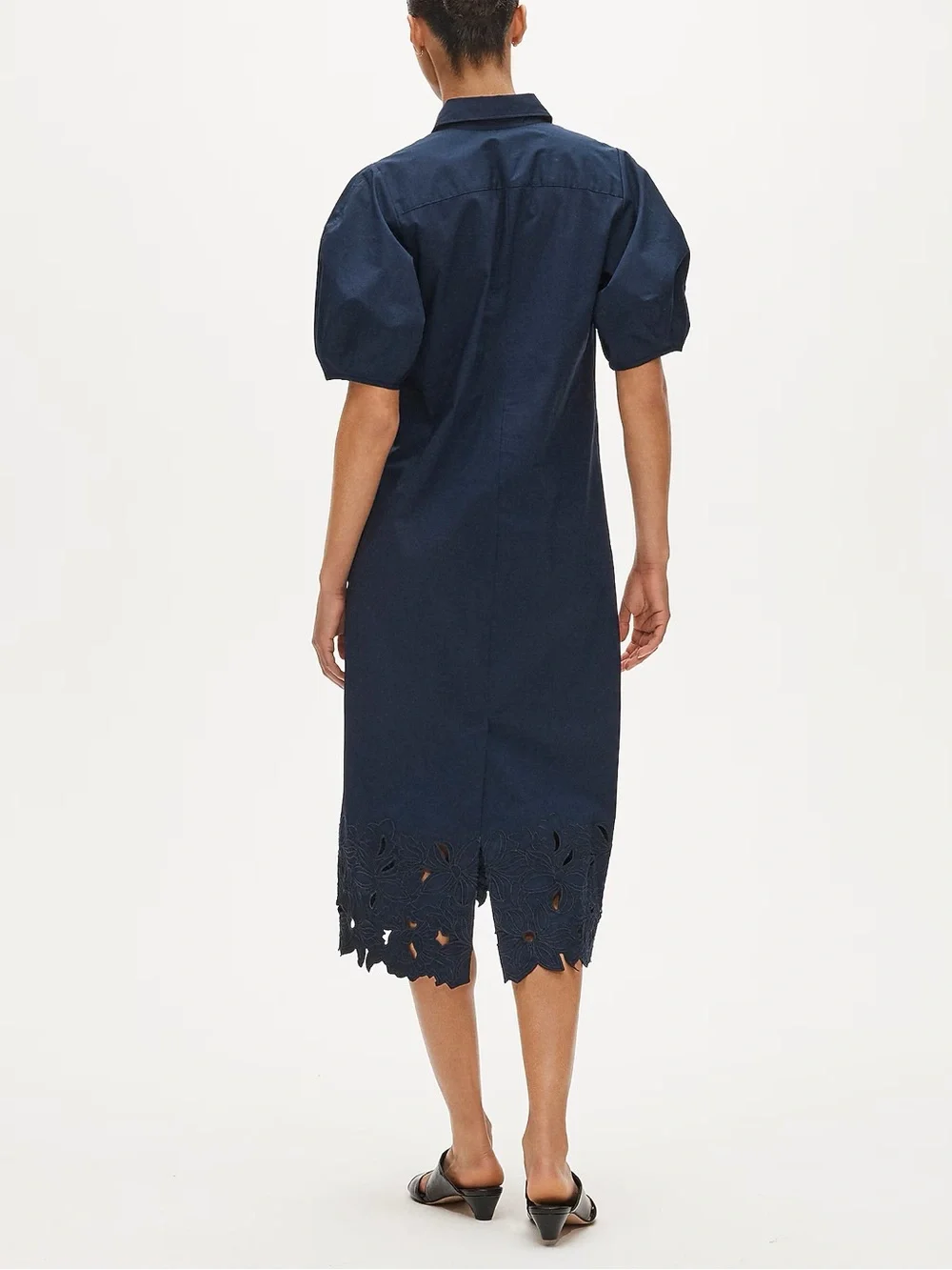 J Crew Embroidered Shirt Dress in Cotton Poplin NWT
